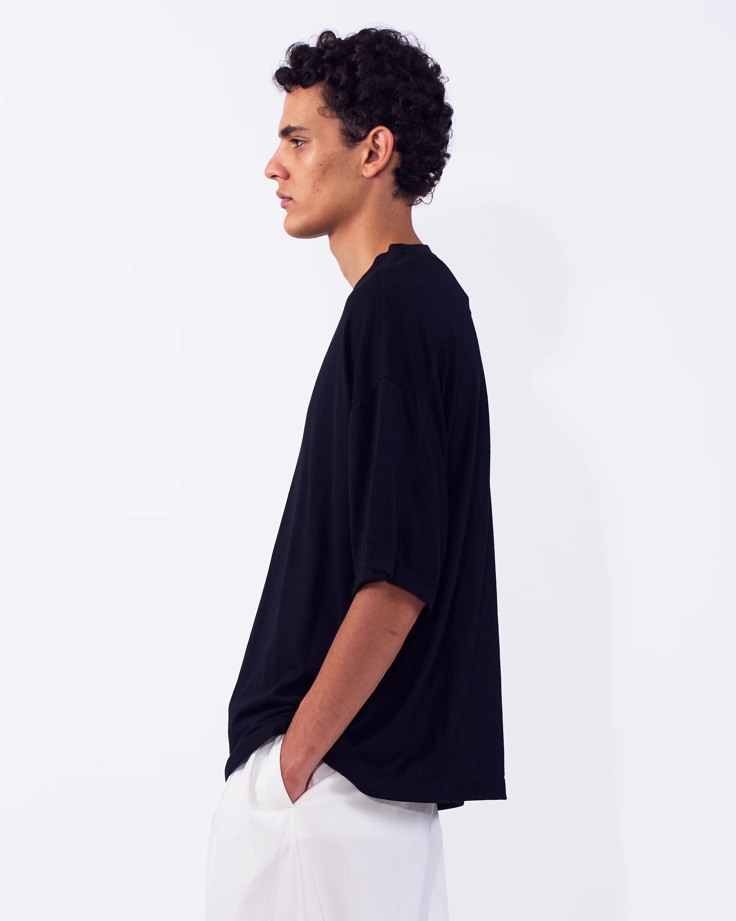 Washable Wool YOKE T-shirt - Image 3