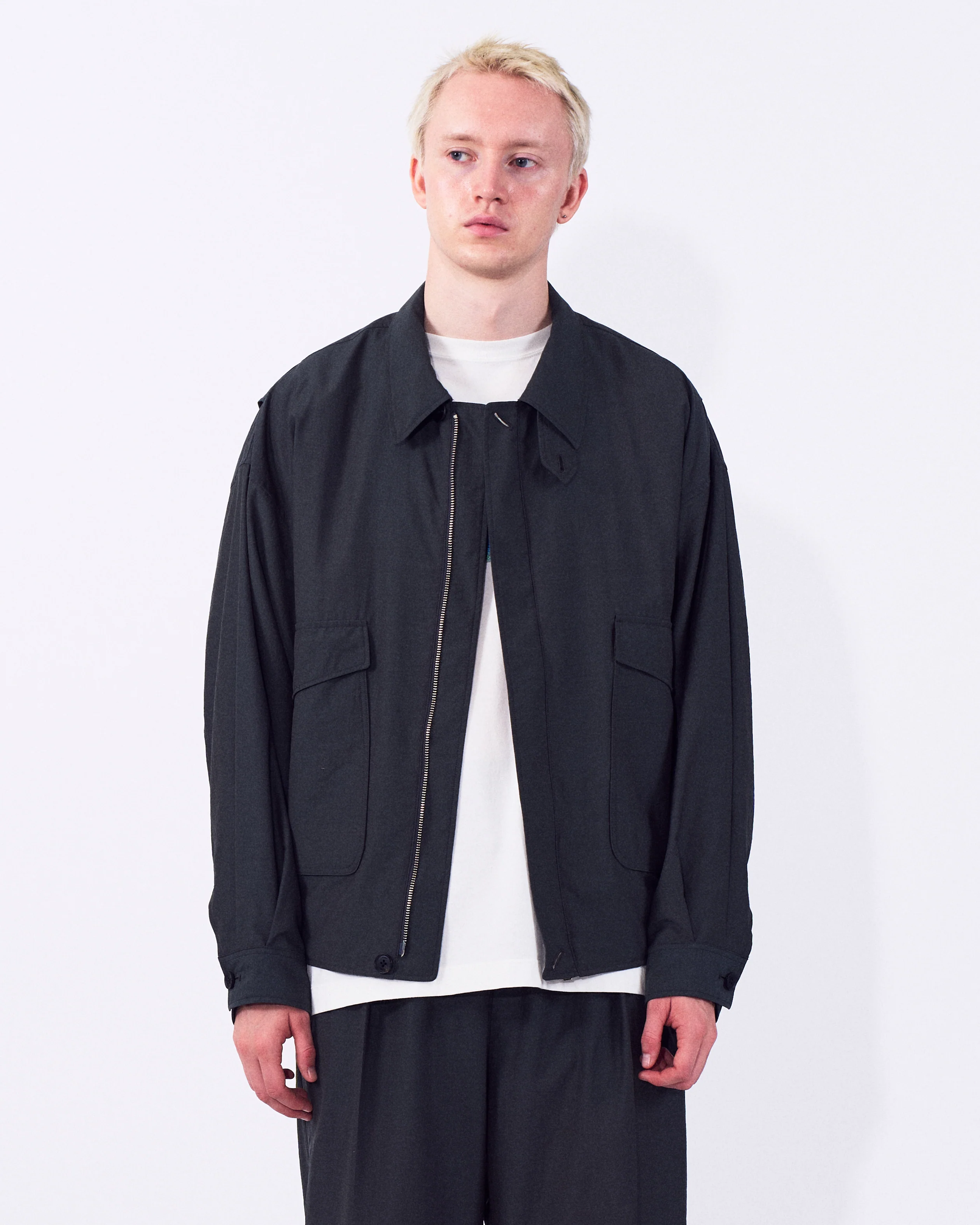 Wool Nylon Flight Jacket - Image 6