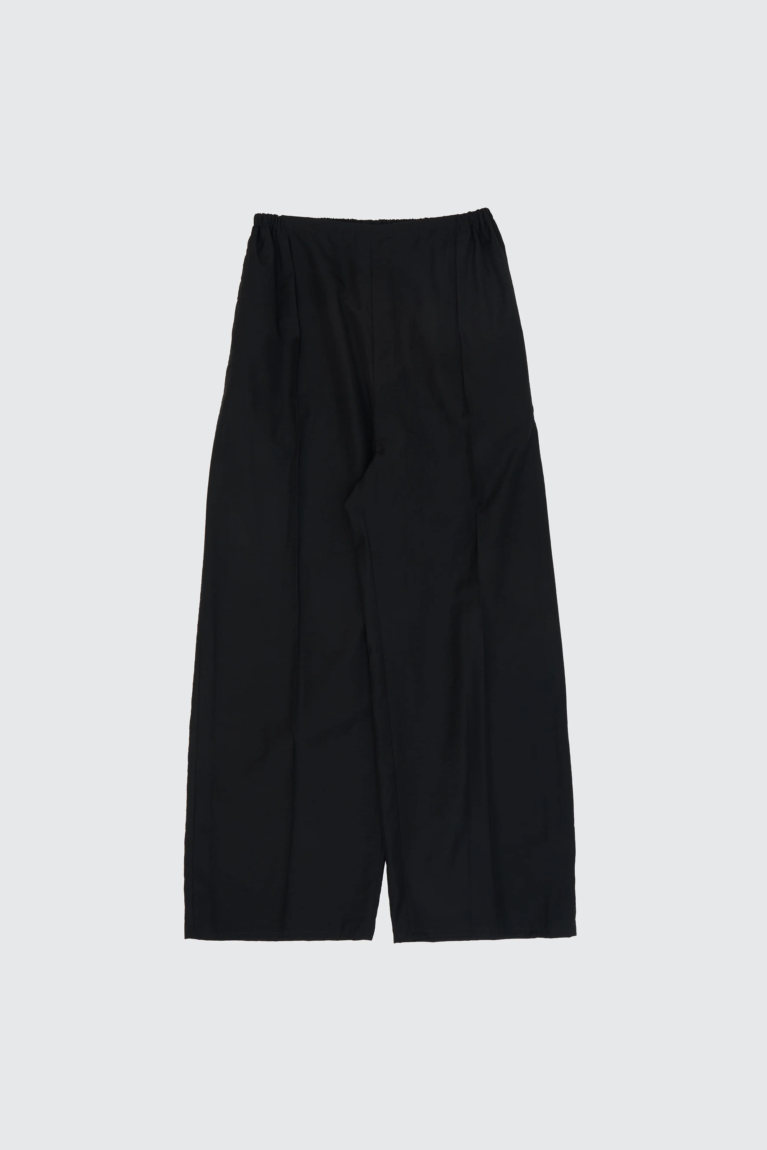 Wool Nylon Front Flat 1Pleated Easy Trousers - Image 5
