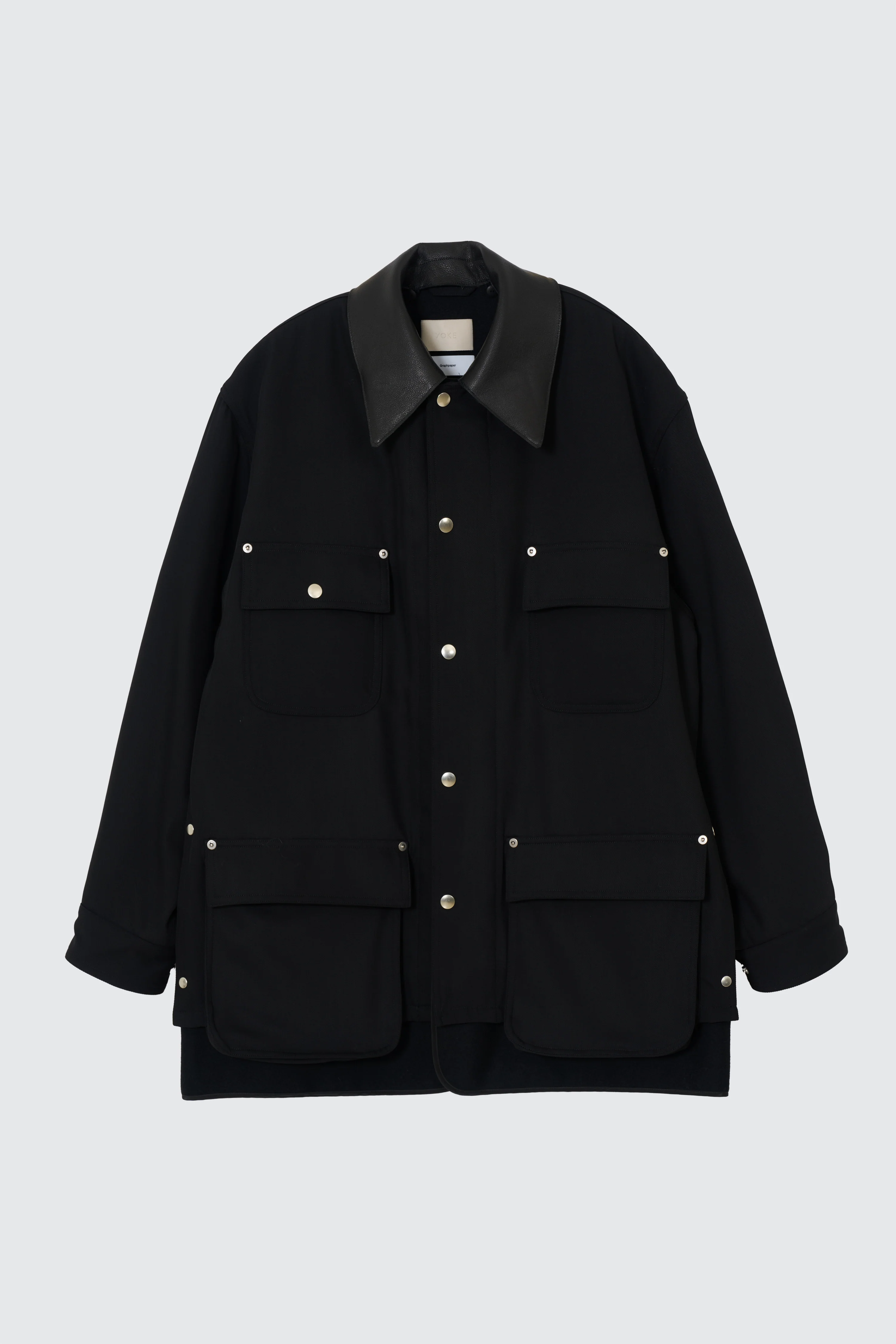 YOKE×Graphpaper Techno Wool Nylon Gabadine Coverall Jacket - Image 11