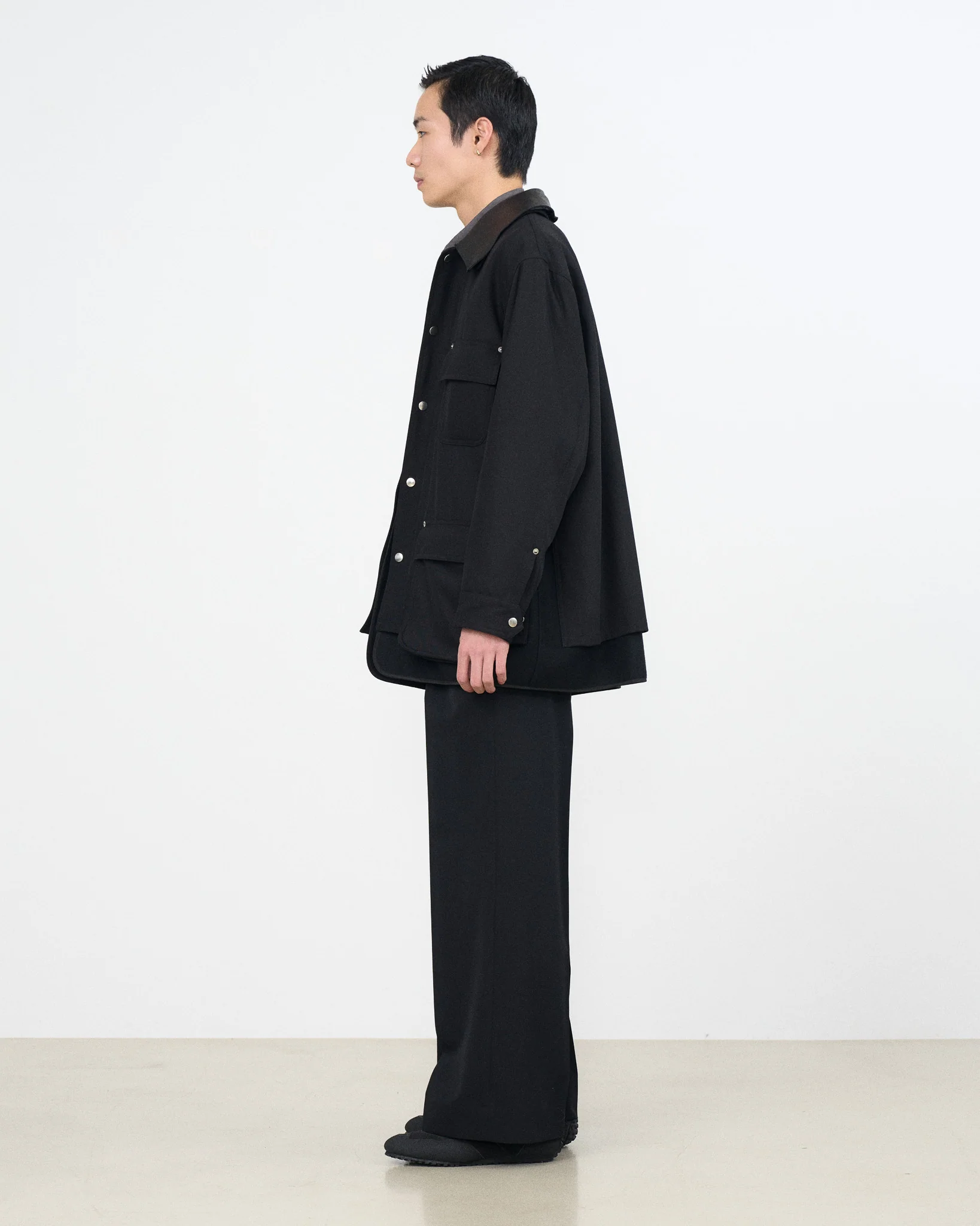 YOKE×Graphpaper Techno Wool Nylon Gabadine Coverall Jacket - Image 14