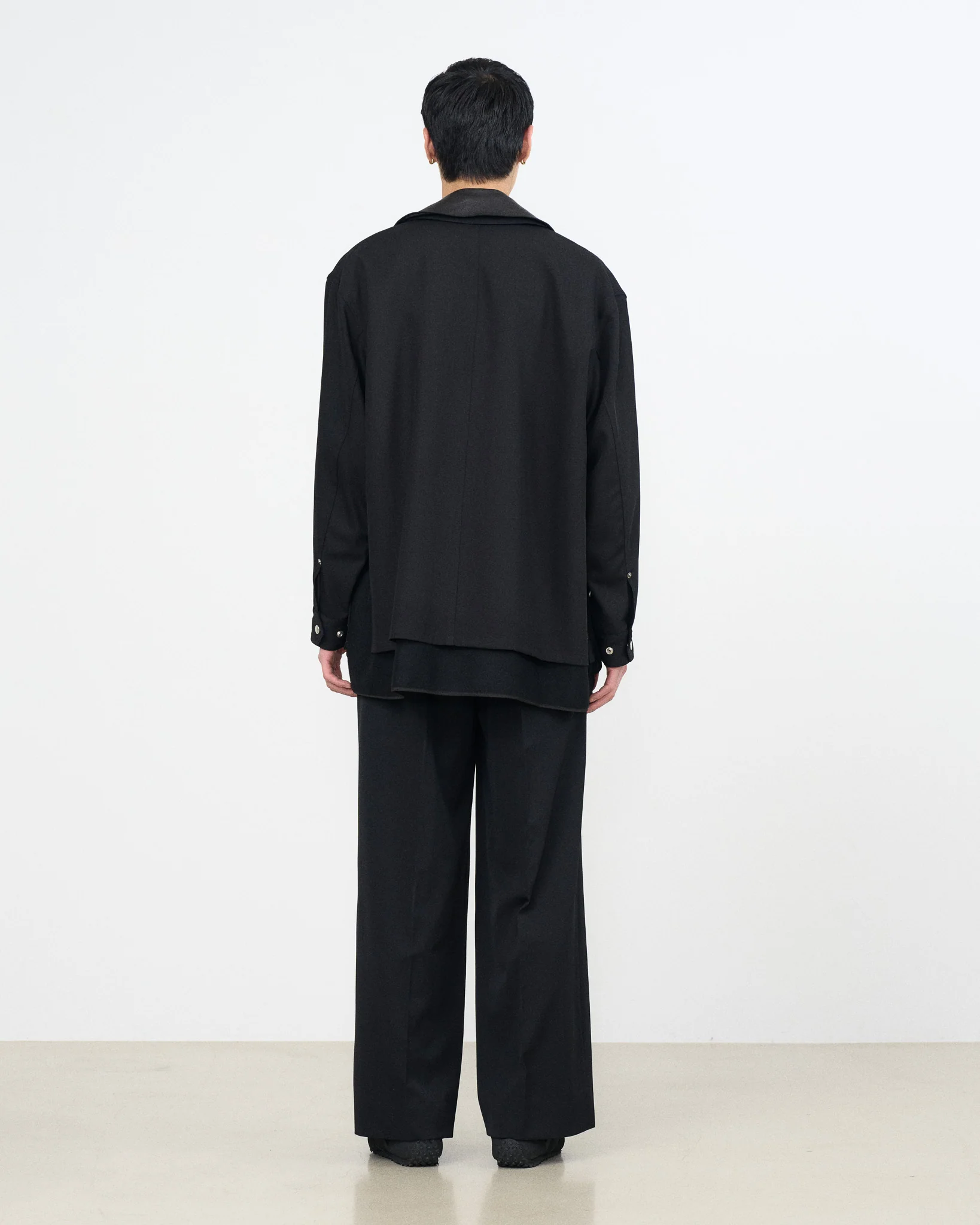 YOKE×Graphpaper Techno Wool Nylon Gabadine Coverall Jacket - Image 15