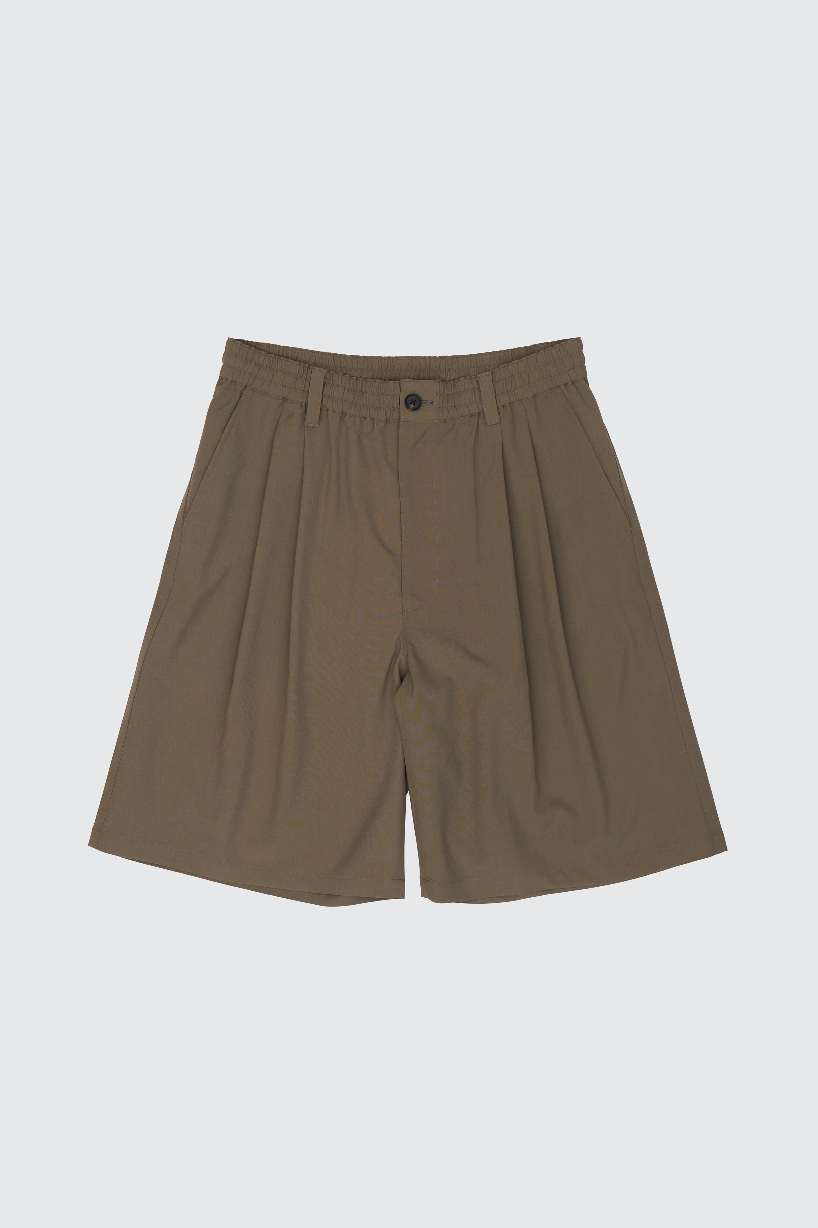 Wool Tropical 2Pleated Easy Shorts - Image 5
