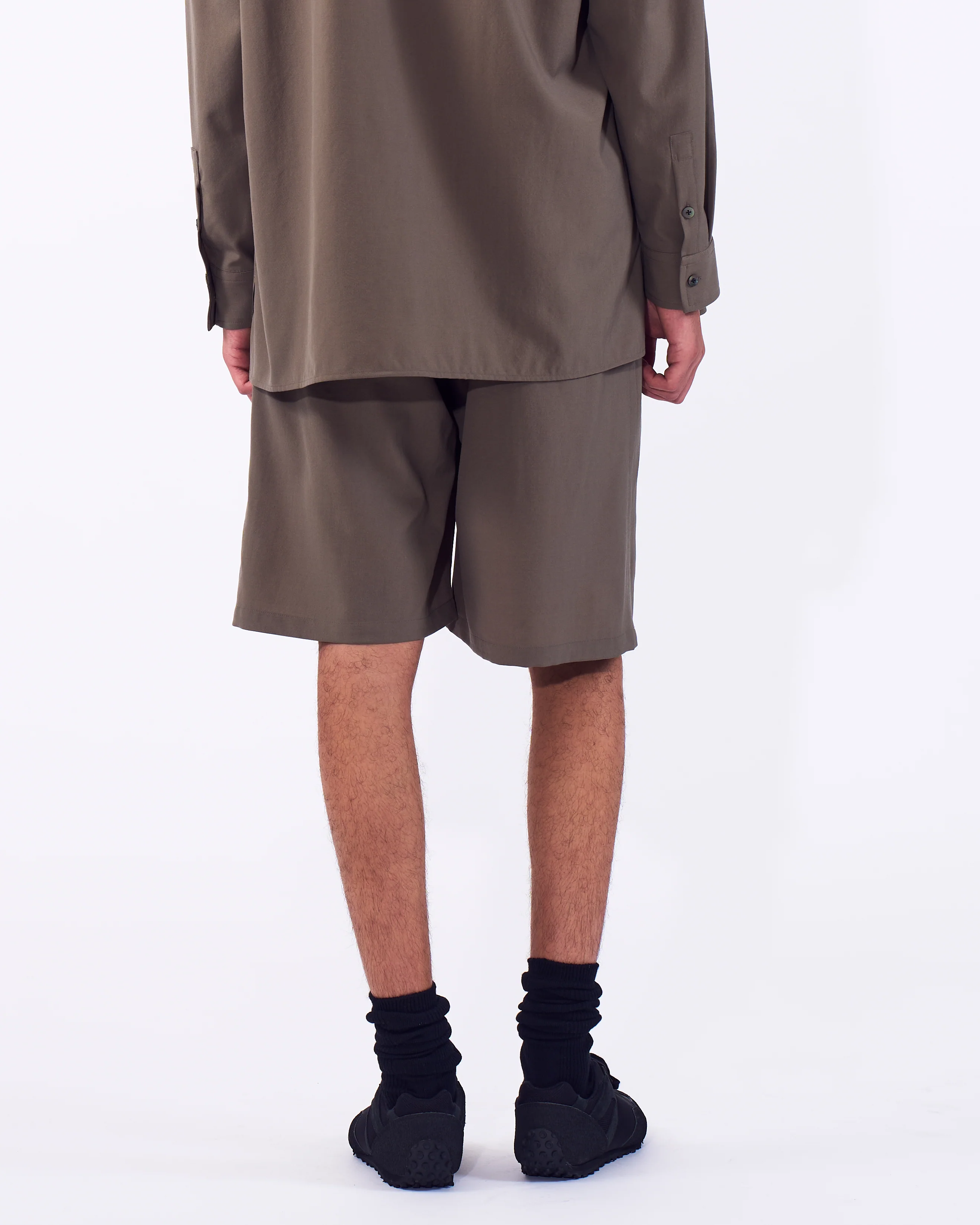 Wool Tropical 2Pleated Easy Shorts - Image 7