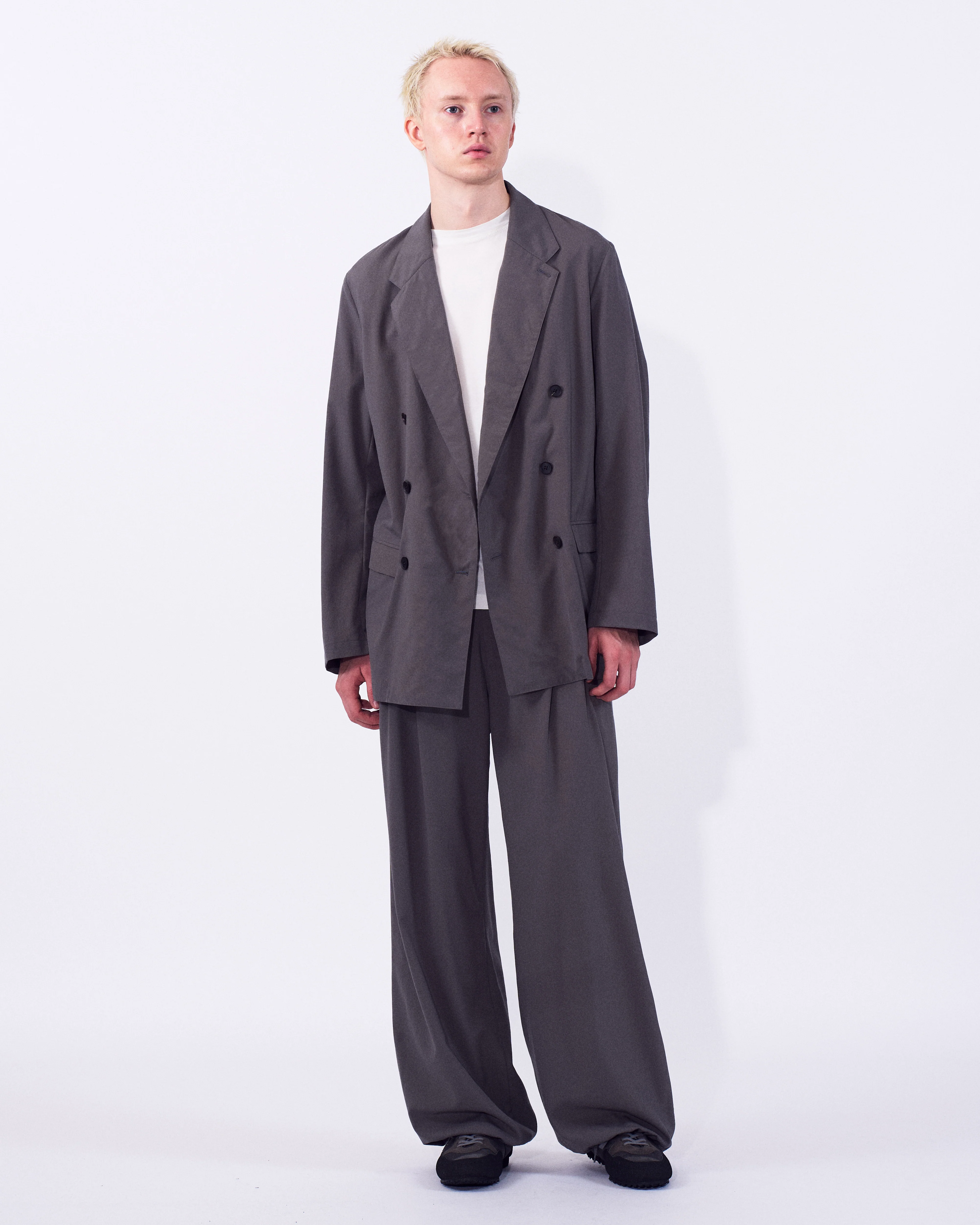 Wool Tropical 2pleated Easy Trousers - Image 3