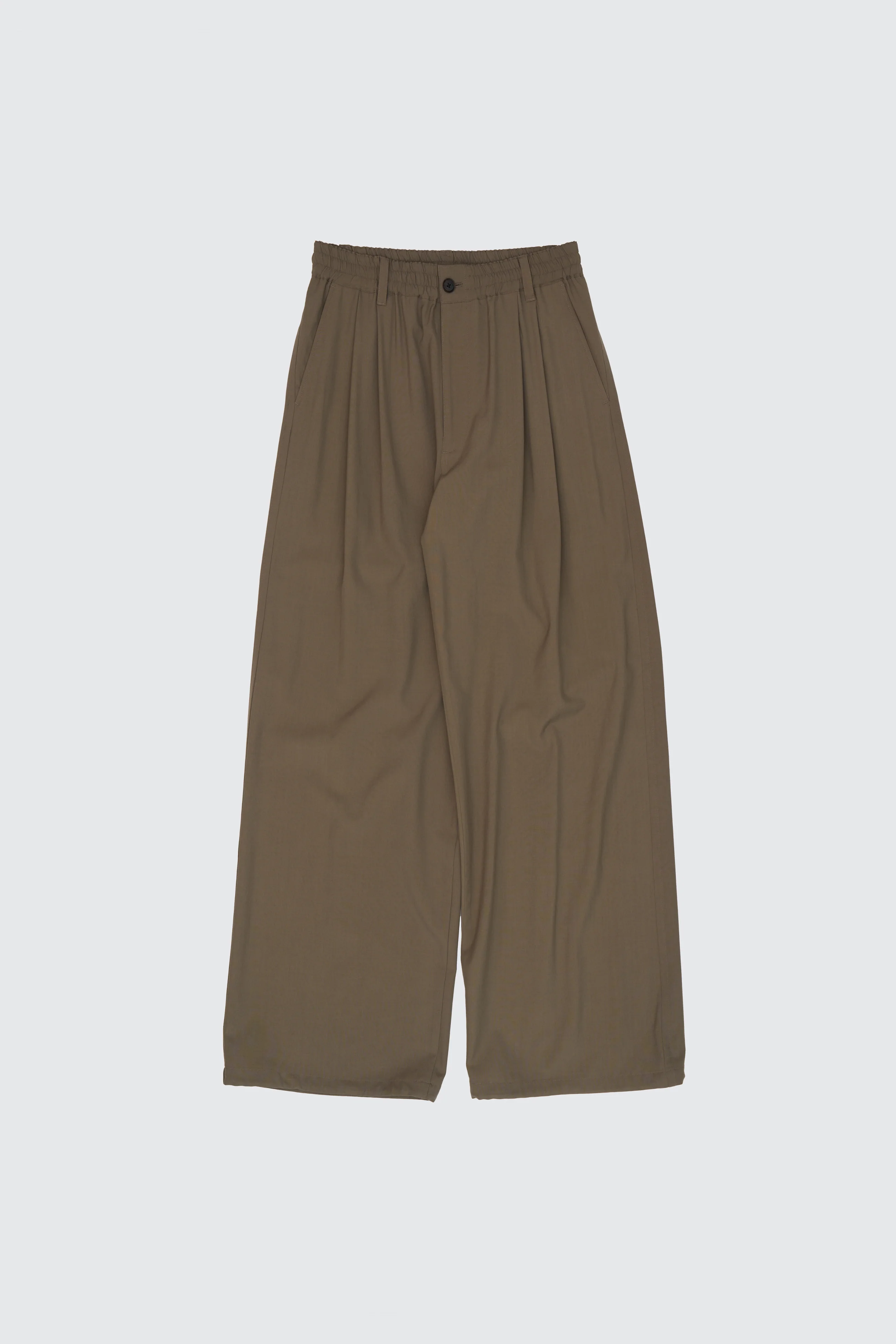 Wool Tropical 2pleated Easy Trousers - Image 6