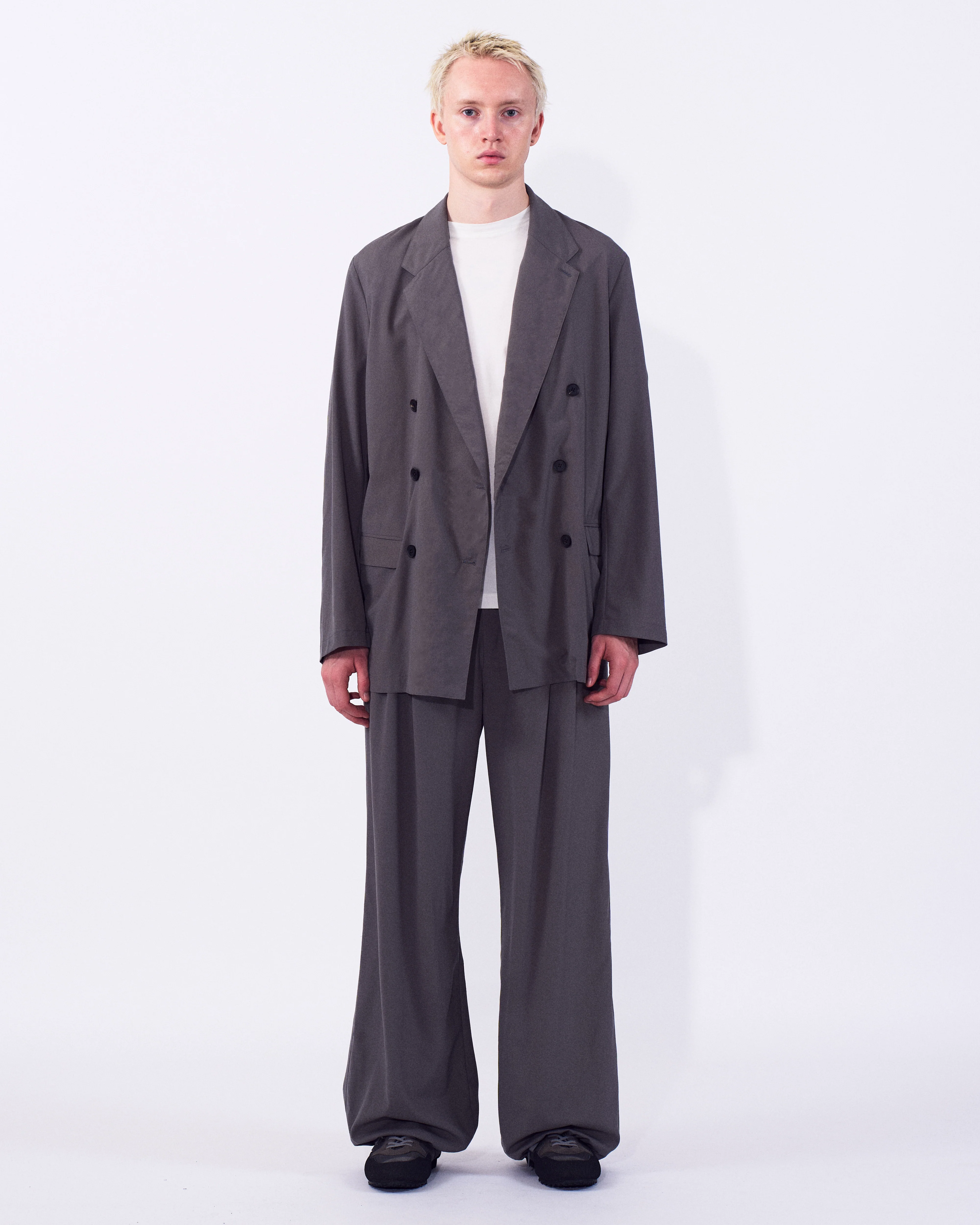 Wool Tropical Double Breasted Jacket - Image 13
