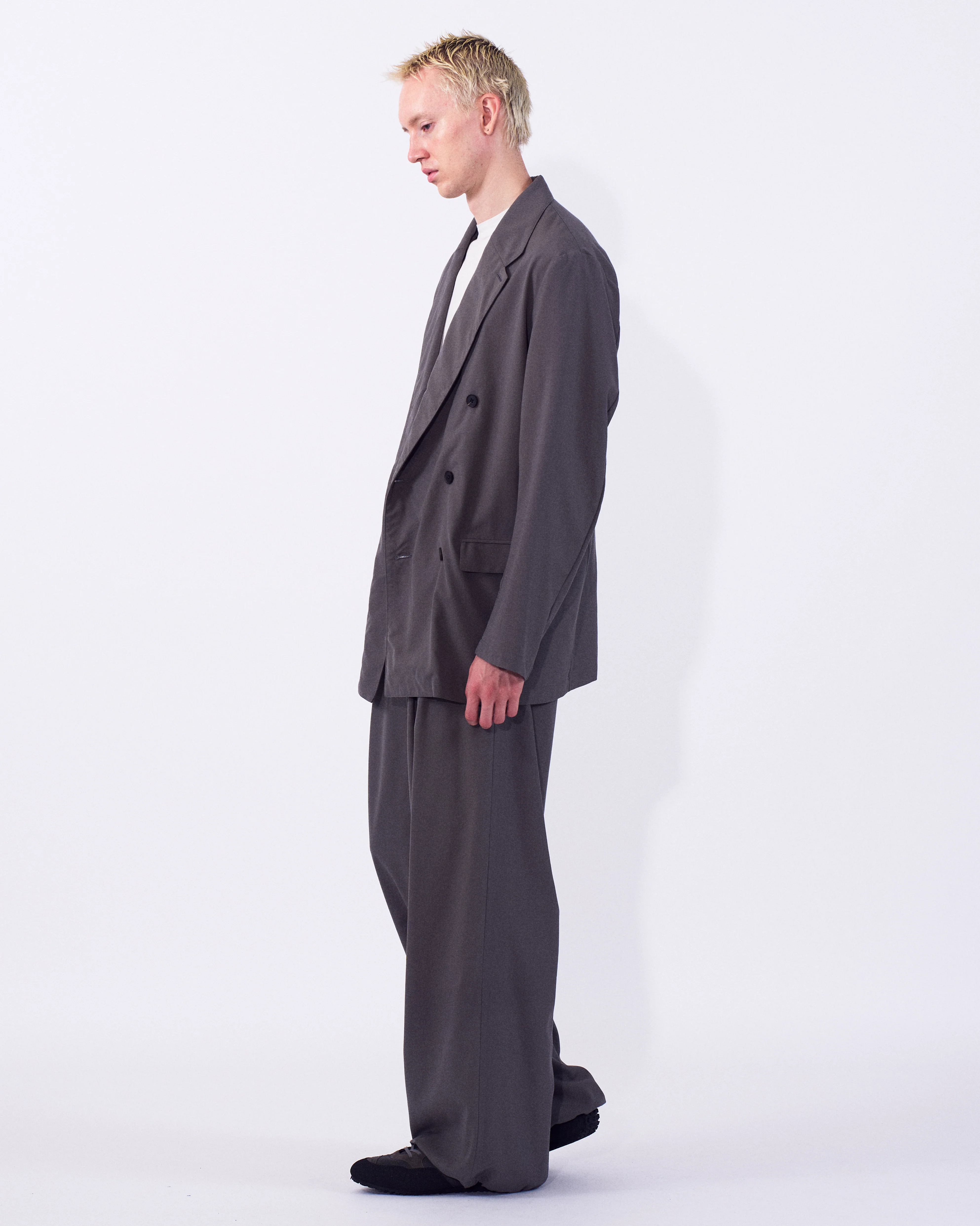 Wool Tropical Double Breasted Jacket - Image 15
