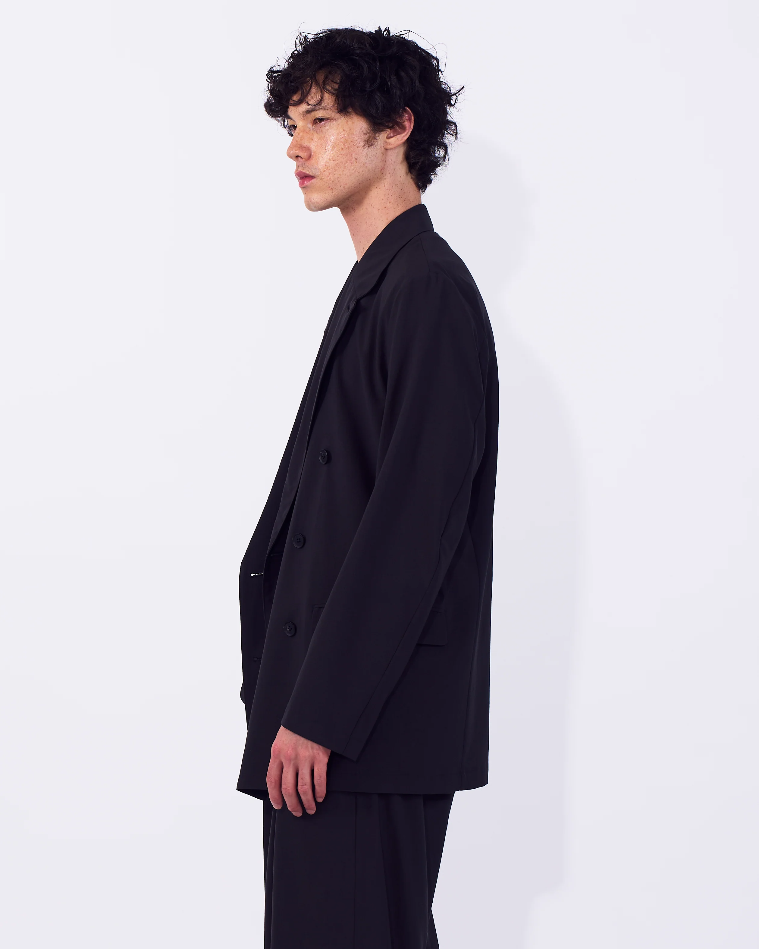 Wool Tropical Double Breasted Jacket - Image 8