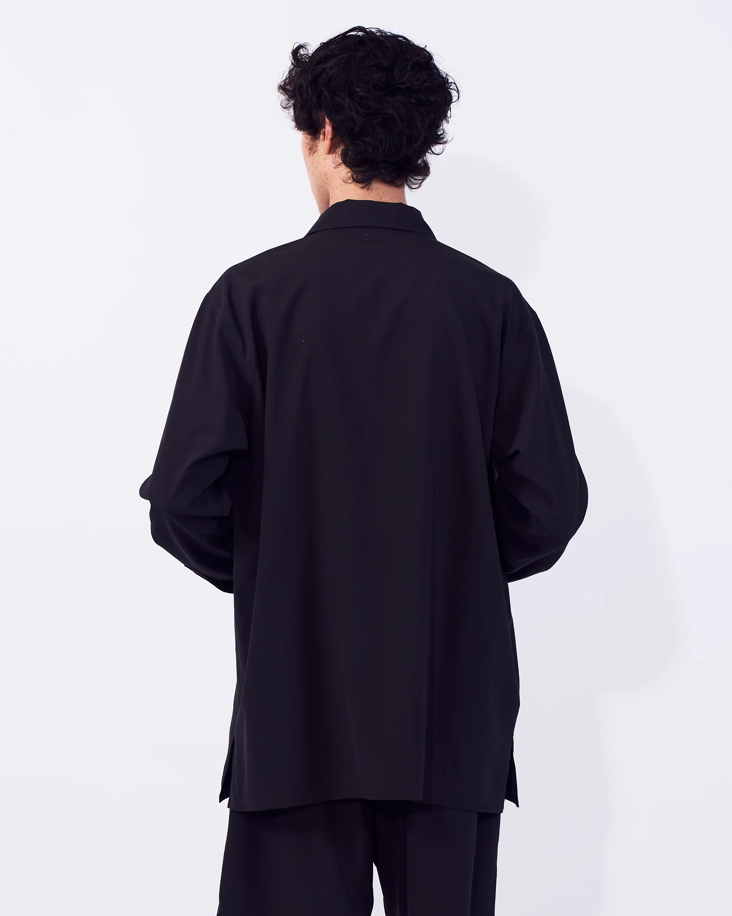 Wool Tropical Zip Shirt - Image 13