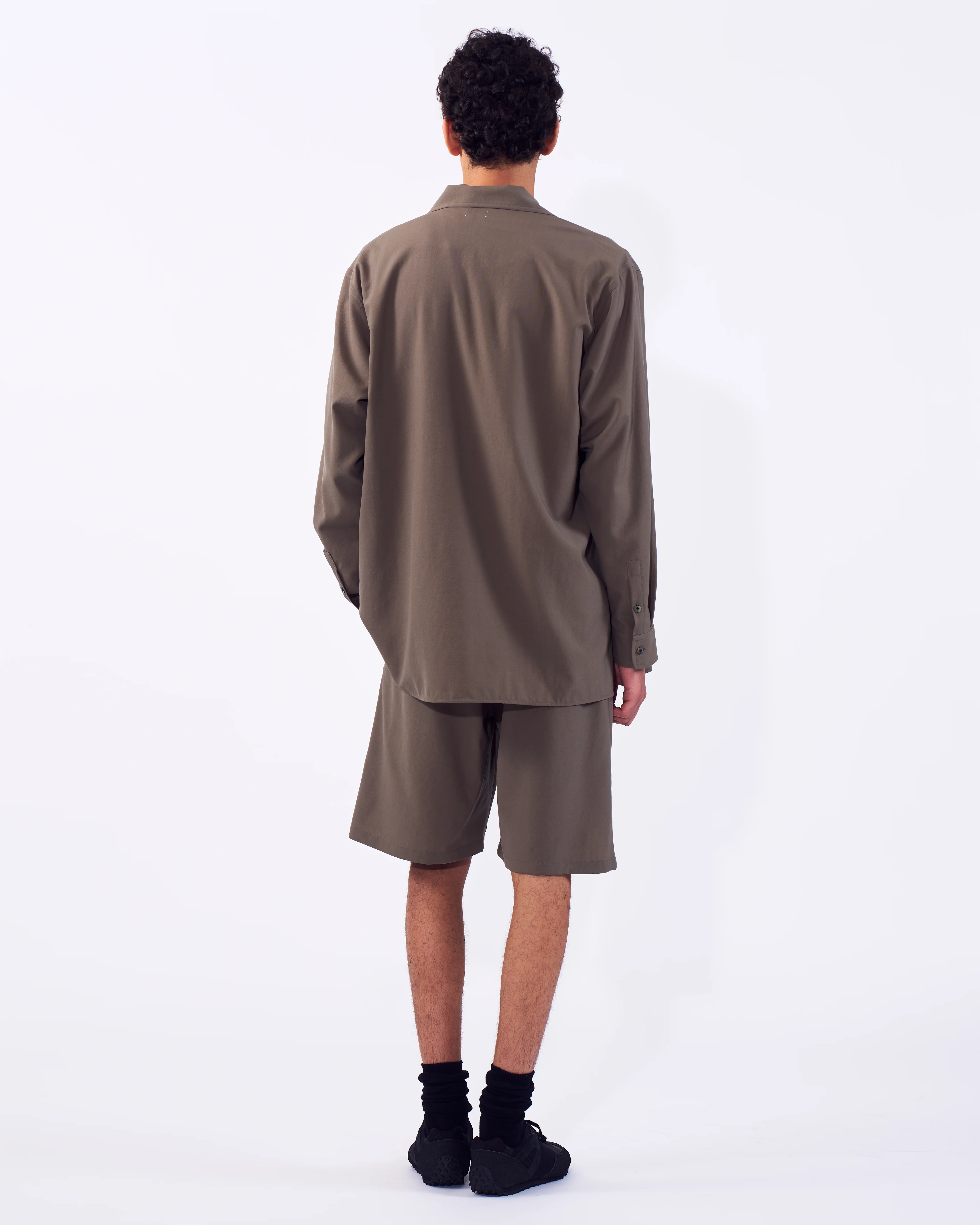 Wool Tropical Zip Shirt - Image 4