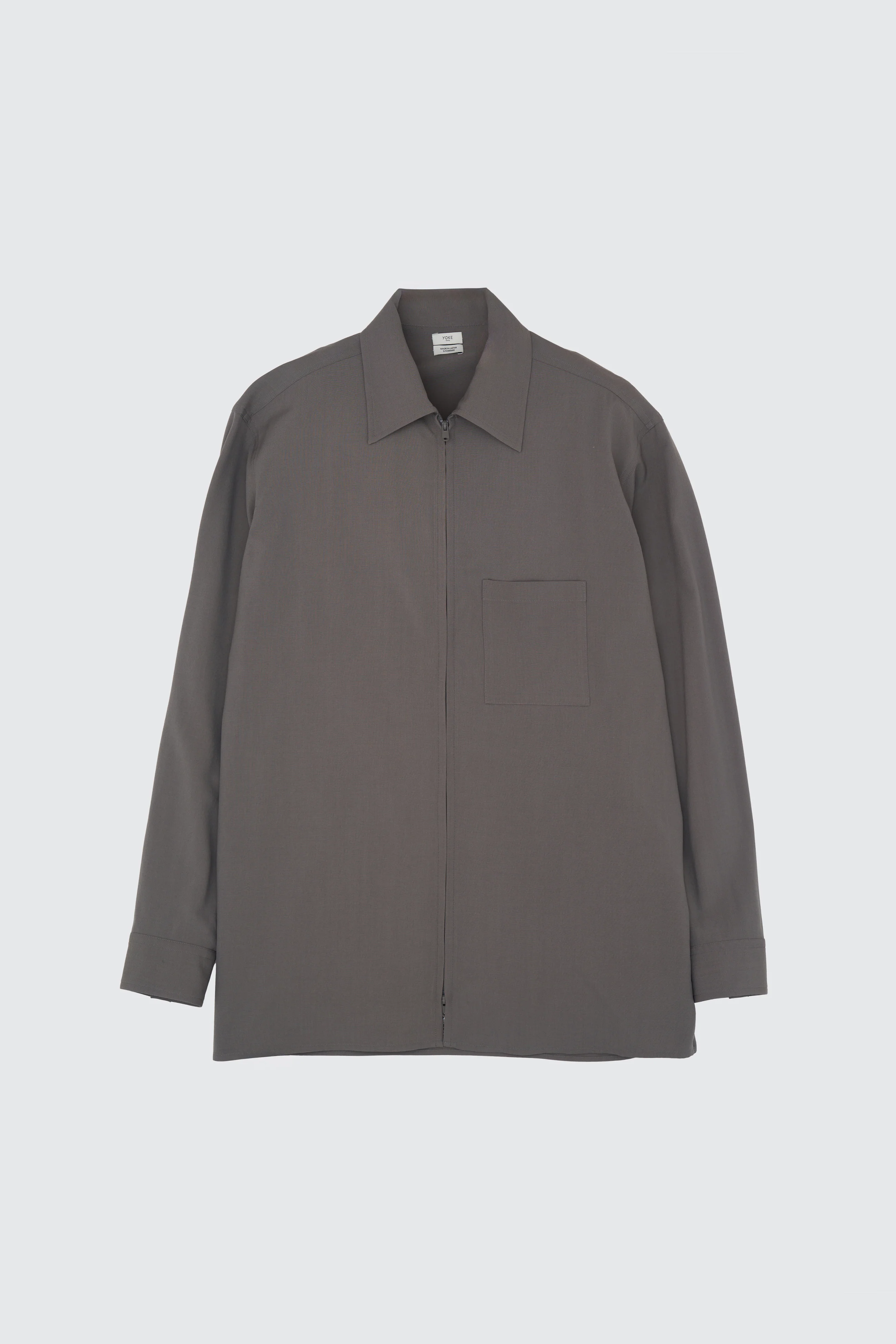 Wool Tropical Zip Shirt - Image 5